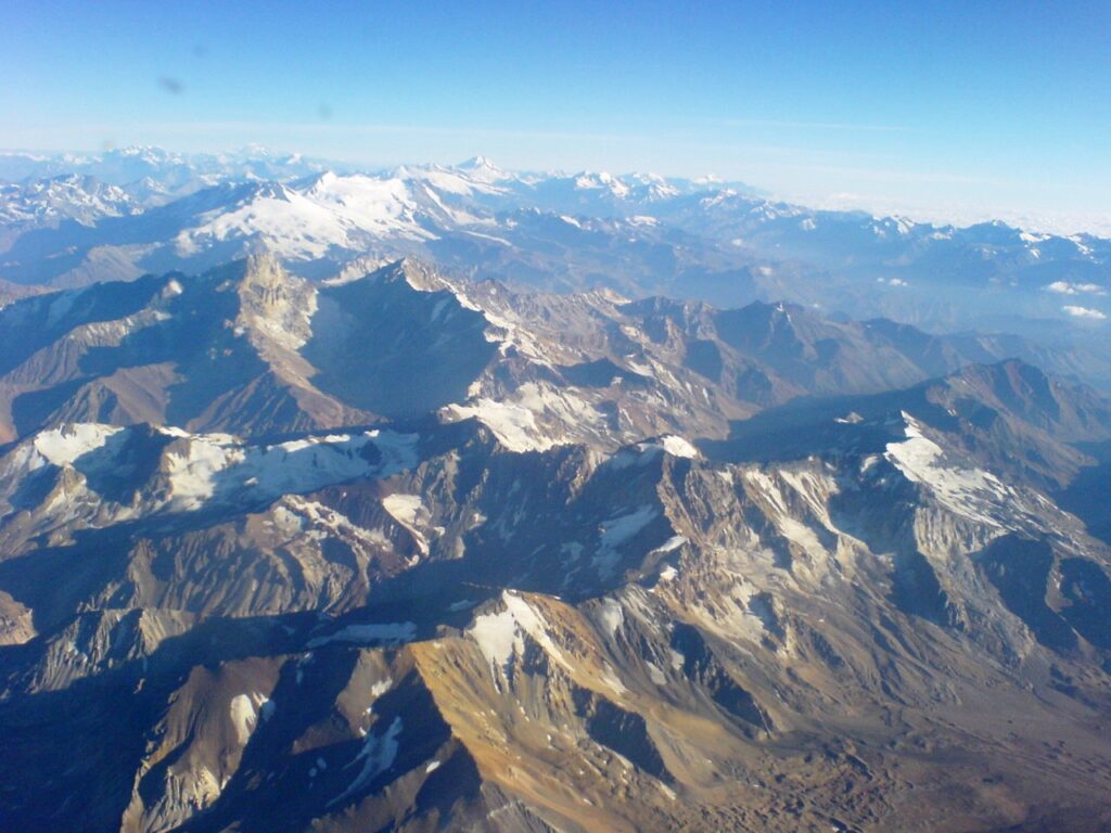 Curiosidades de la Cordillera de los Andes .